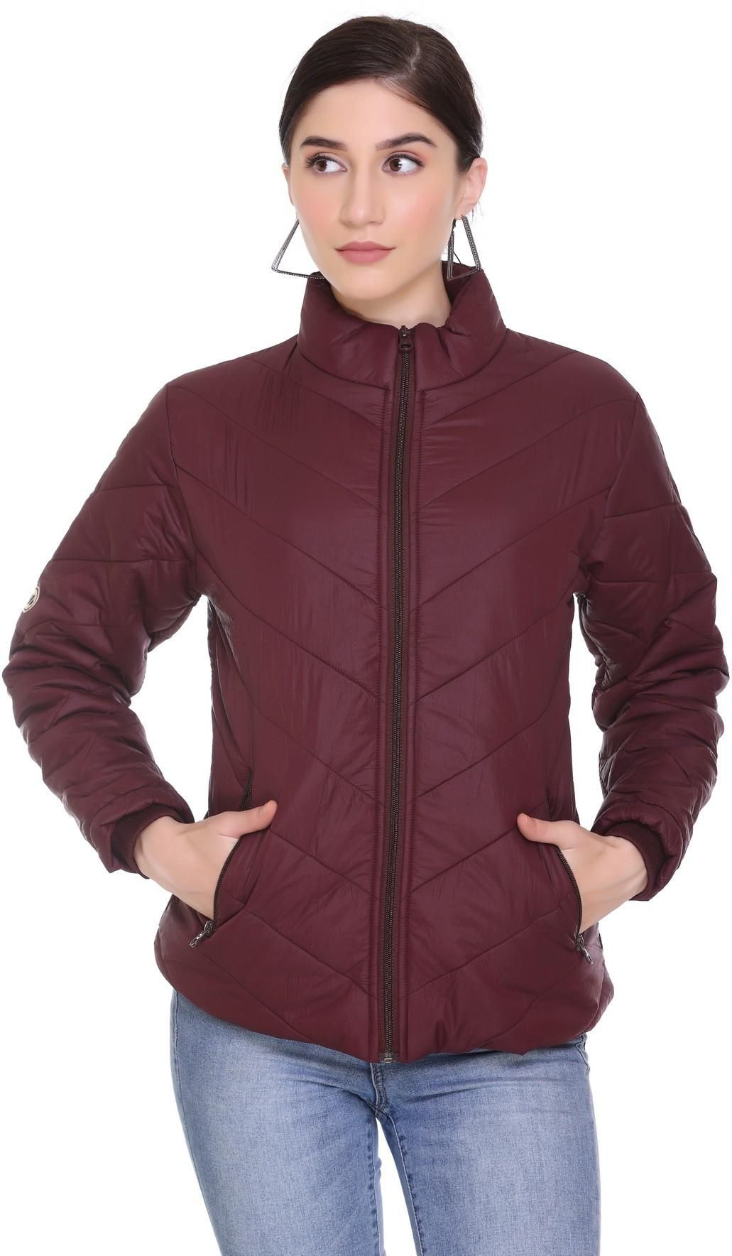 Women Self Design Casual Jacket