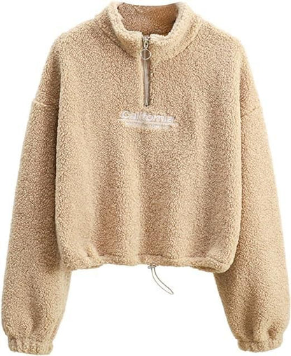 Loose Fit Women's Sweatshirt For Winters