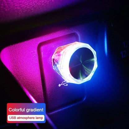 Diamond Shape Car Mini  LED Environmental Lights (Pack of 4)