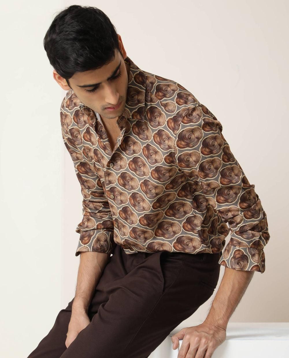 Men's Printed Casual Shirt