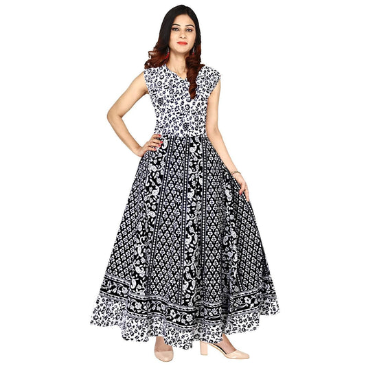 Affordable Cotton Jaipuri Printed Kurtis