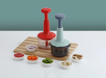 Chopper- 550ml Plastic Push Vegetable Chopper