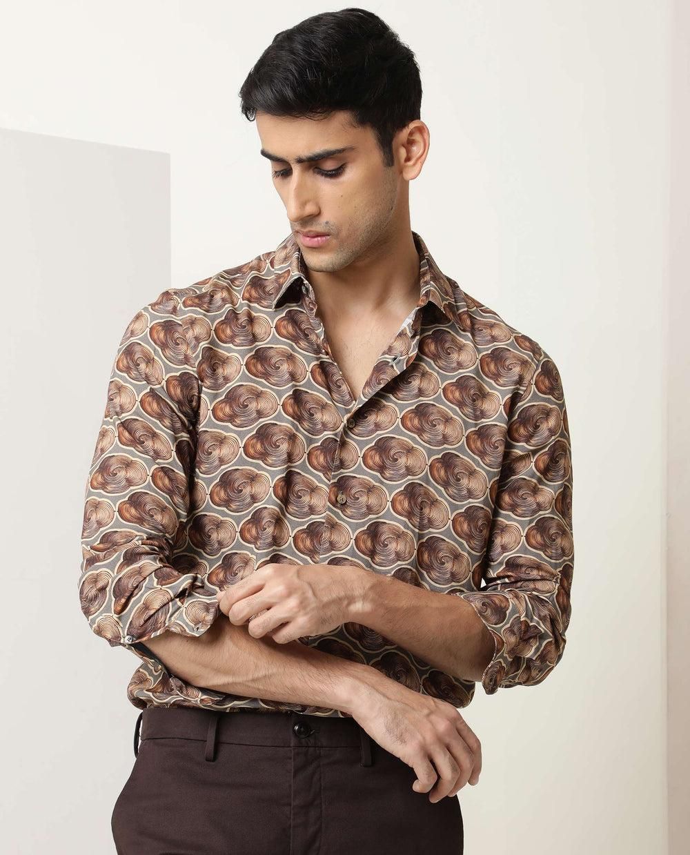 Men's Printed Casual Shirt