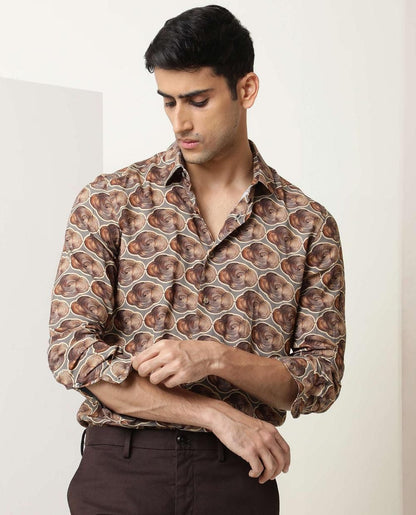 Men's Printed Casual Shirt
