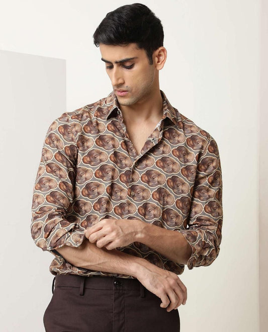 Men's Printed Casual Shirt