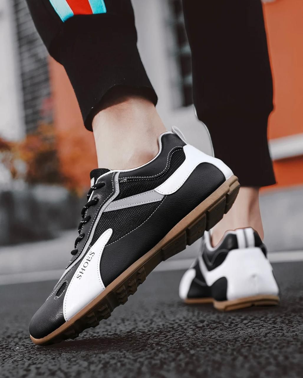 Men's Synthetic Leather Casual Shoes