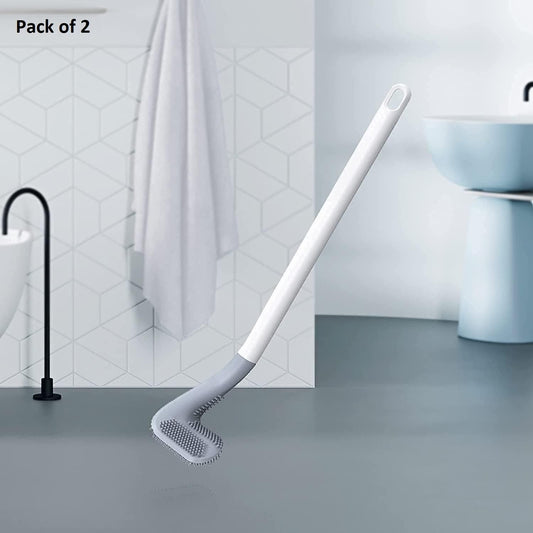 Premium Quality Toilet Brush- Wall-Mounted Long-Handled Golf Head - Buy 1 Get 1