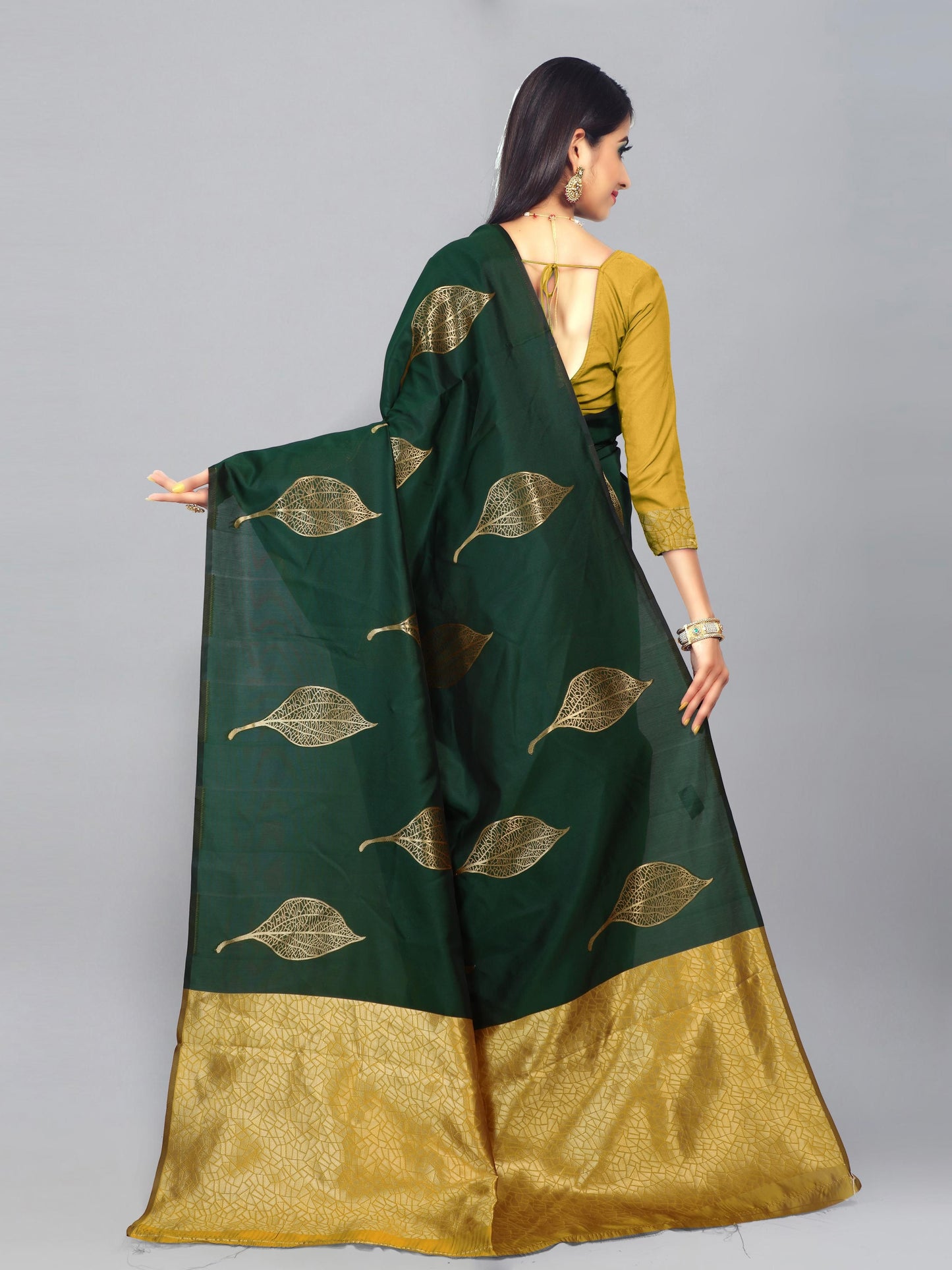 Women's Zari Work Silk Sarees
