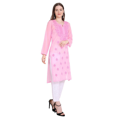 Lucknowi Chikankari Kurta with Inner