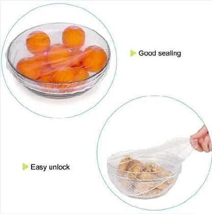 Reusable Elastic Food Covers (Pack of 100)