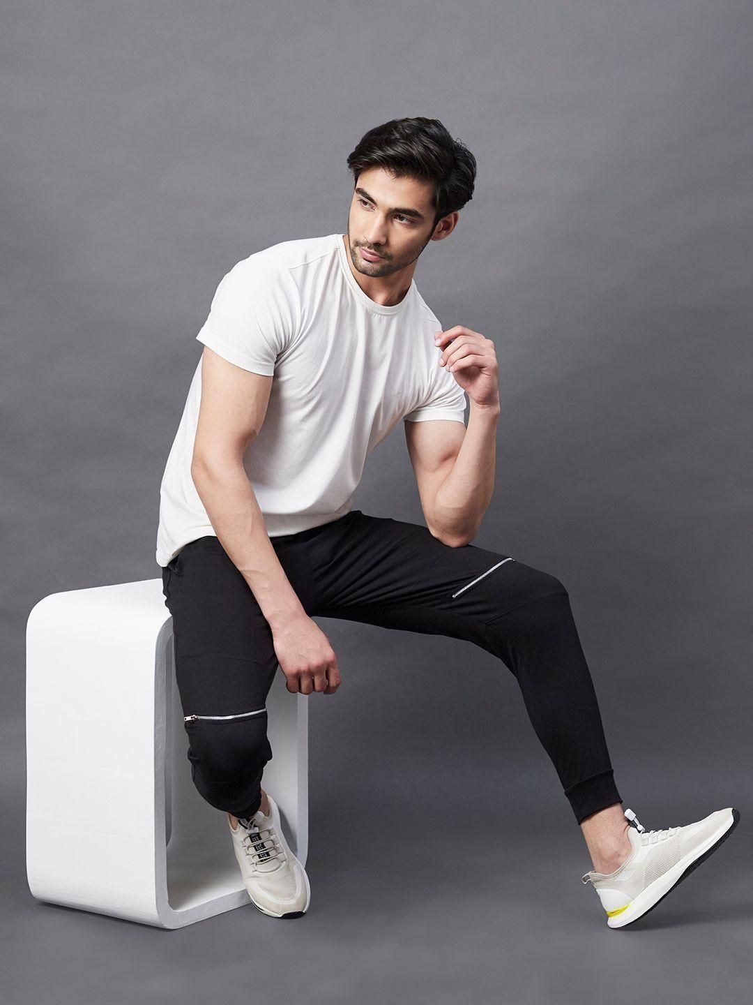 Rigo Cotton Solid Regular Fit Mens Sport Joggers